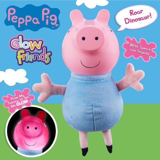 Glow Friends Talking Glow George Pig-06935