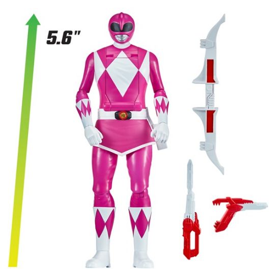68043CO-Mighty Morphin Power Rangers Auto-Morphin Pink Ranger Figure