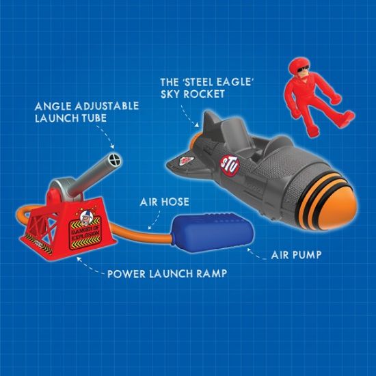 08199-Stuntman Stu Sky Comet Rocket Plane
