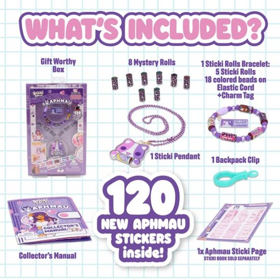 Sticki Rolls Aphmau Pendant Pack-SR430CDU